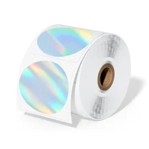 מדבקה מבריקה עגולה 2 אינץ 400 יח'  AIMO SLR-2*2-400-LS